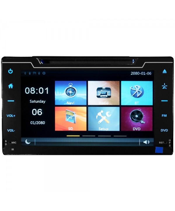 Central Multimedia Hetzer S5000A de 9” para Toyota Corolla 2017/18 con Bluetooth/GPS – Negro