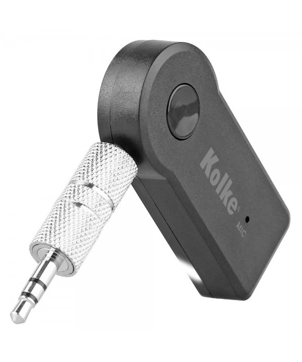 Adaptador de audio Bluetooth Kolke KPI-140 con salida a Jack 3.5mm - Negro