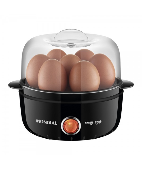  Máquina para Cocinar Huevos Mondial Easy Egg EG-01 de 360W/hasta 7 huevos/110V - Negro