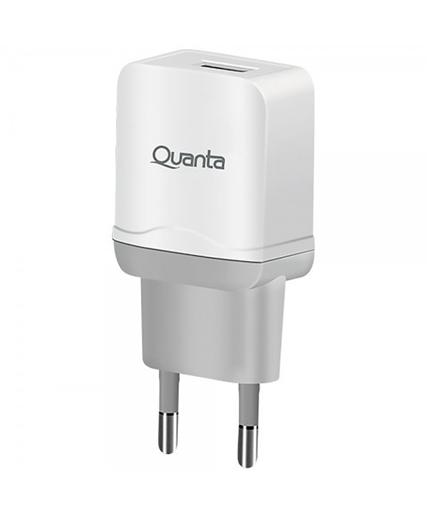 Adaptador USB Quanta QTAT01 2.4A - Blanco