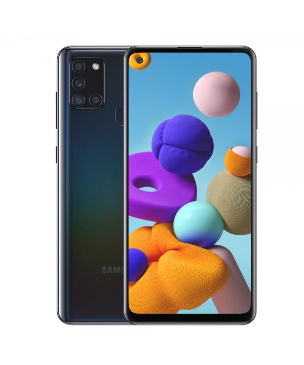 Smartphone Samsung Galaxy A21s SM-A217M DS  4/64GB 6.5" 48+8+2+2/13MP A10 - Negro (Gar. PY/UY/ARG)