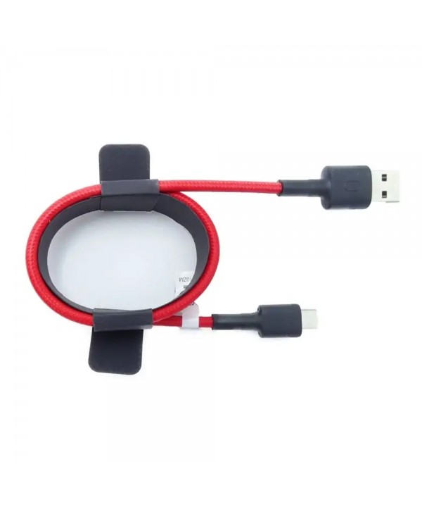 Cable Xiaomi SJX10ZM Braided USB a USB-C (1 metro) - Rojo/Negro